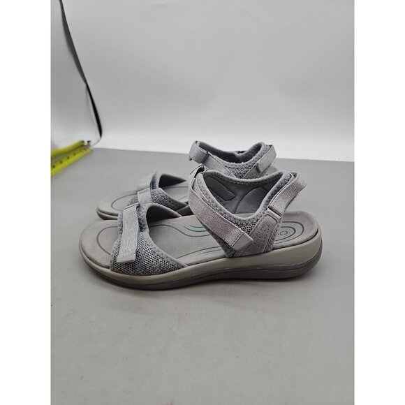 Orthofeet Womens 9.5 B Malibu Pewter Two-Way Strap Shoes Sandals Comfort - Picture 2 of 7